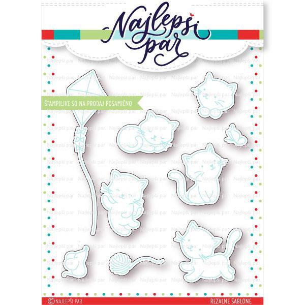 Rezalna šablona Mačje navihanke