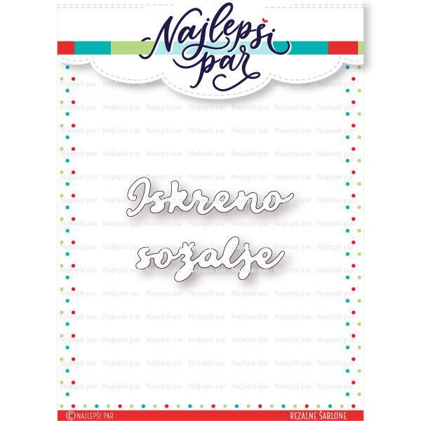 Rezalna šablona Iskreno sožalje