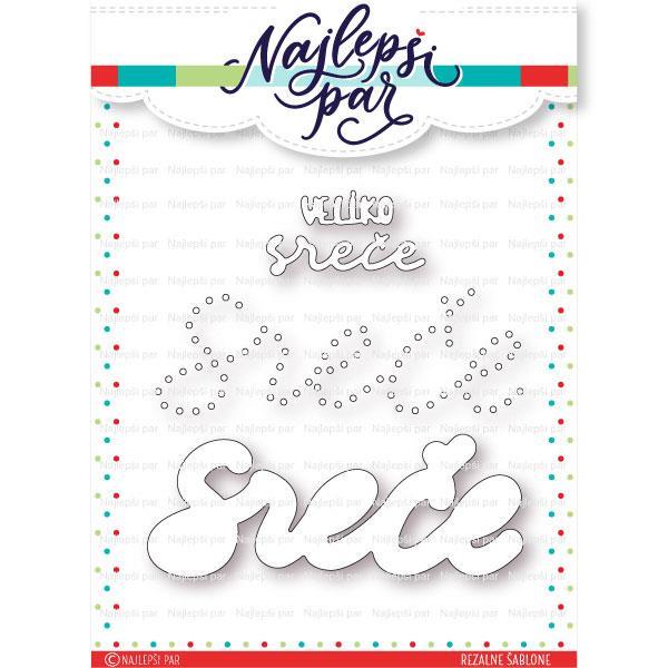 Rezalna šablona Veliko sreče