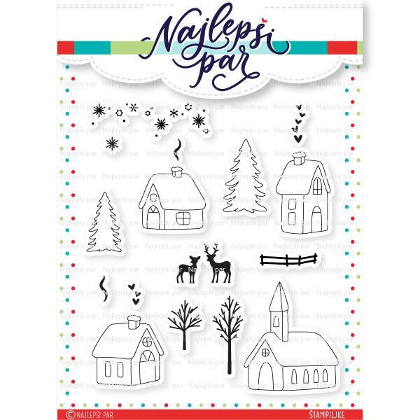 Štampiljke Zimska vasica