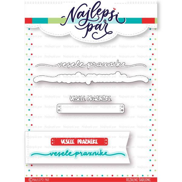 Cutting die Holidays (SLO)