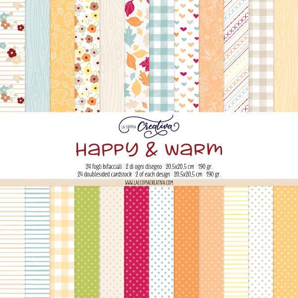 Set of papers warm Autumn 20,5x20,5cm 24