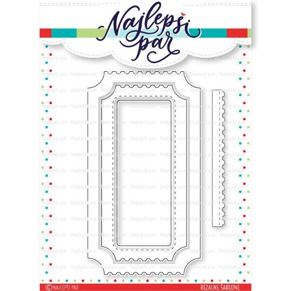 Rezalne šablone Vstopnica