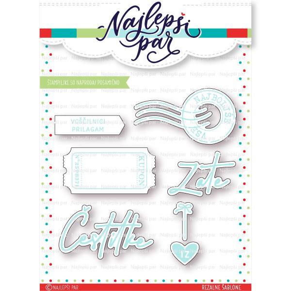 Rezalne šablone Kupon za srečo