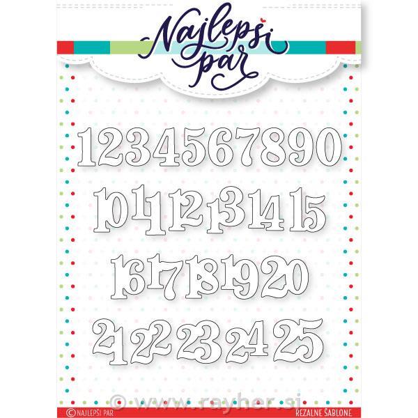 Cutting die Happy Birthday Slovene