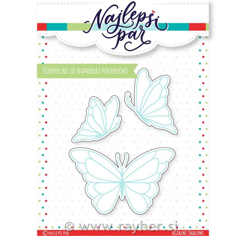 Rezalne šablone Razpri krila