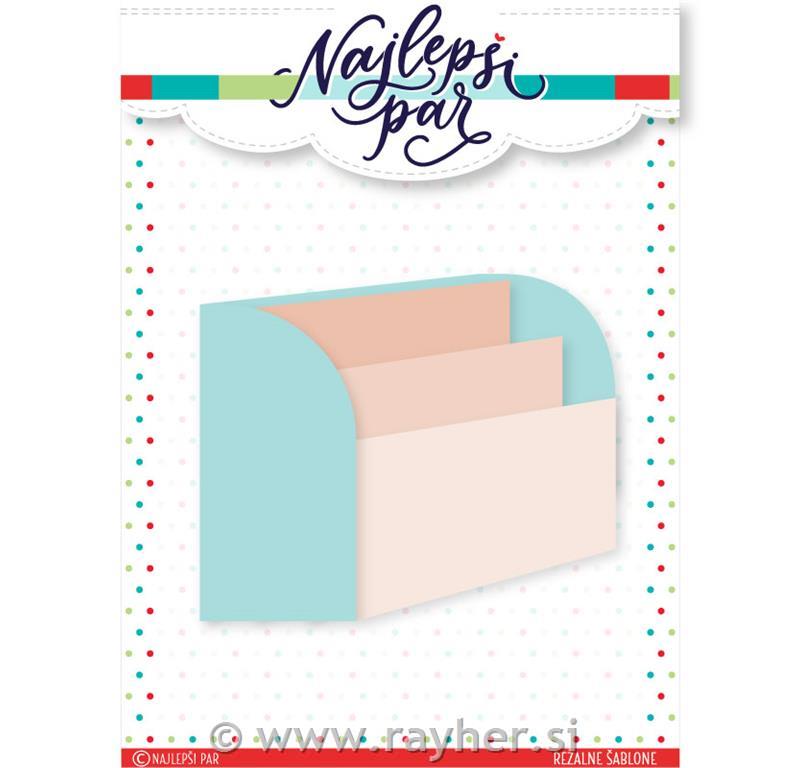 Rezalne šablone Pop up stopničke