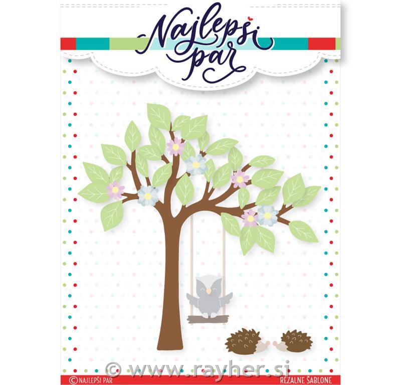 Rezalne šablone Veliko drevo