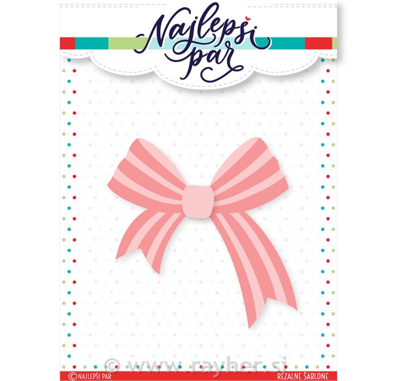 Rezalne šablone Pentlja s črtami