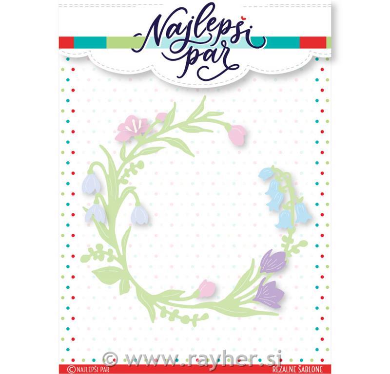Rezalne šablone Pomladni venček