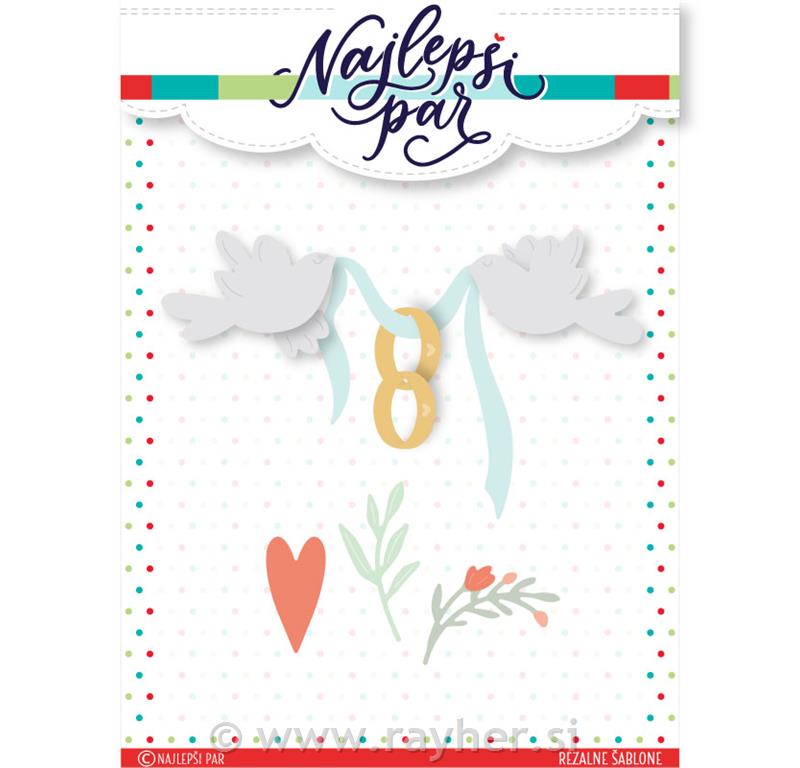 Cutting die Happy Birthday Slovene