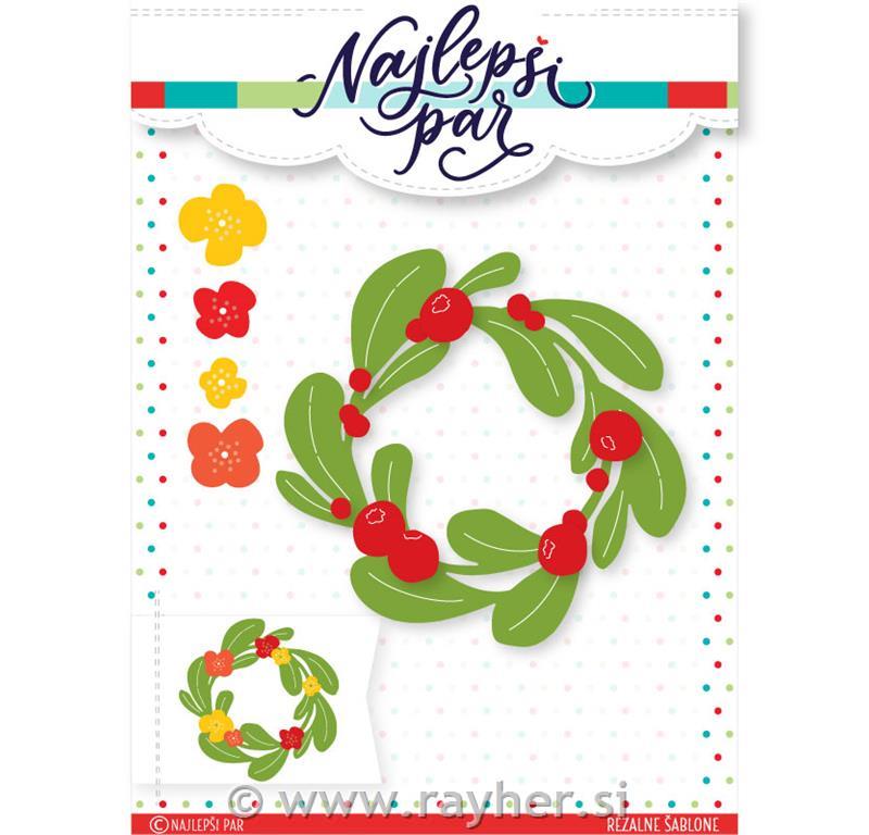 Rezalne šablone Venček