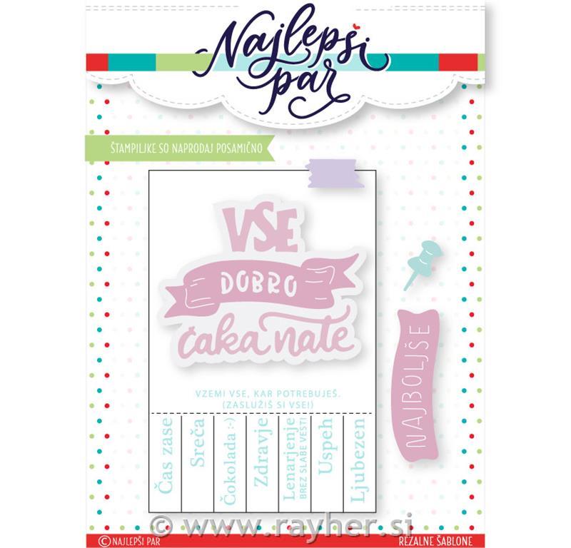 Cutting die Happy Birthday Slovene