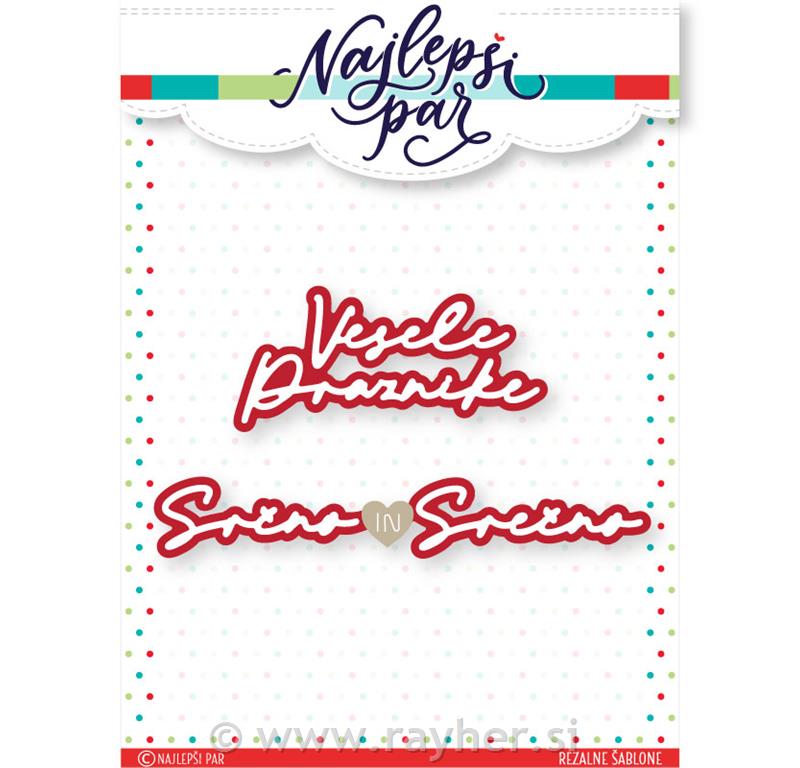 Rezalne šablone Elegantni prazniki