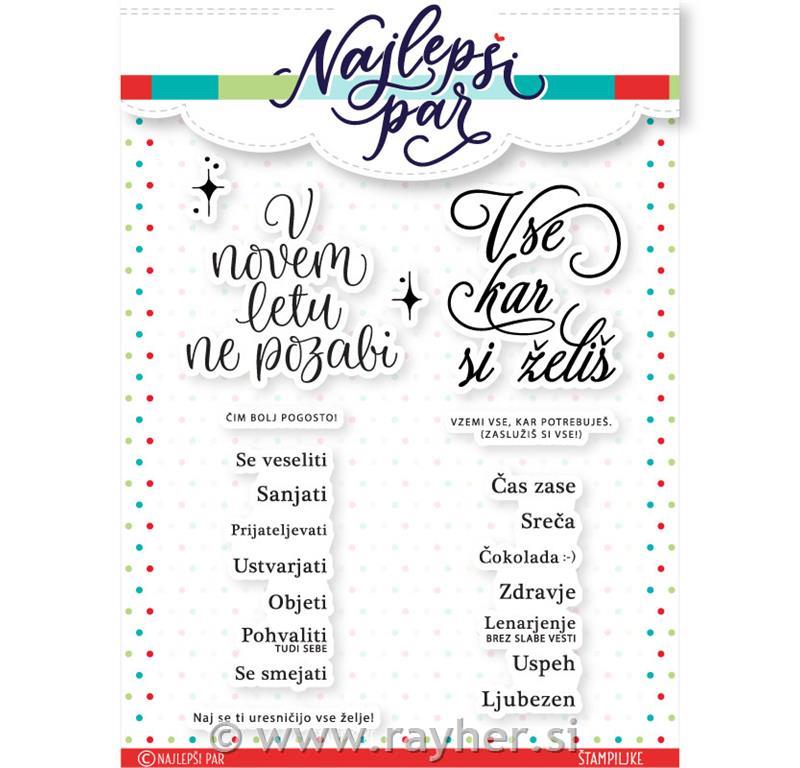 Cutting die Happy Birthday Slovene