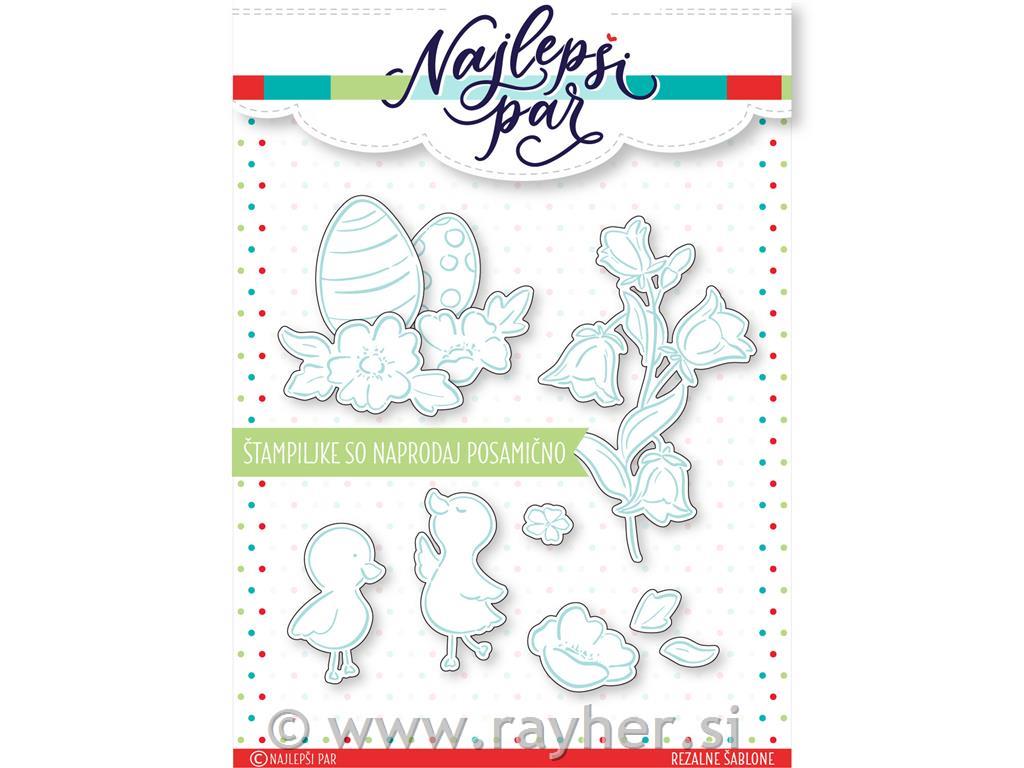 Rezalne šablone Cvetoča pomlad