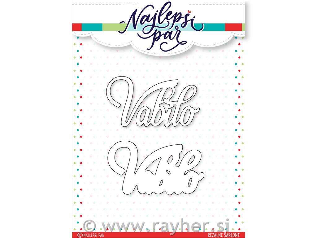 Rezalne šablone Vabilo 4