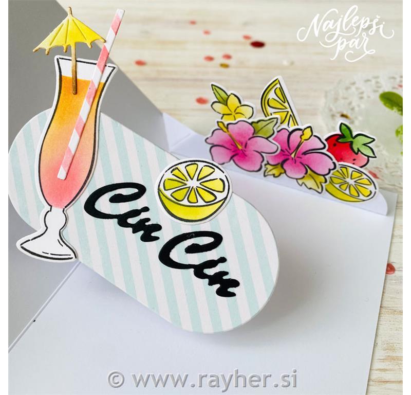 Cutting die Happy Birthday Slovene