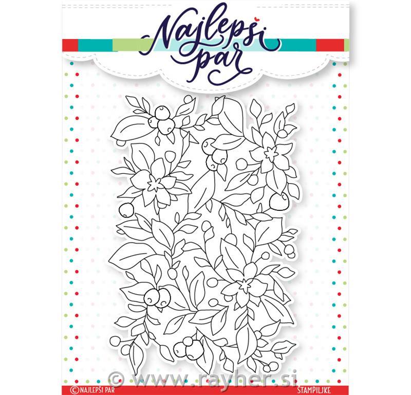 Štampiljka Cvetlična čipka