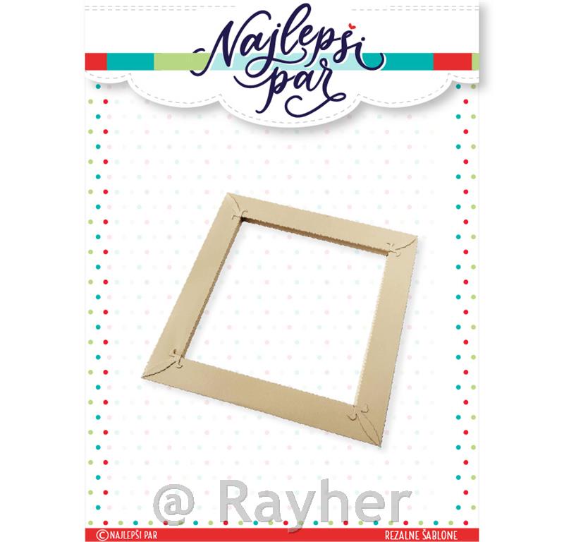 Rezalna šablona Okvir 3D