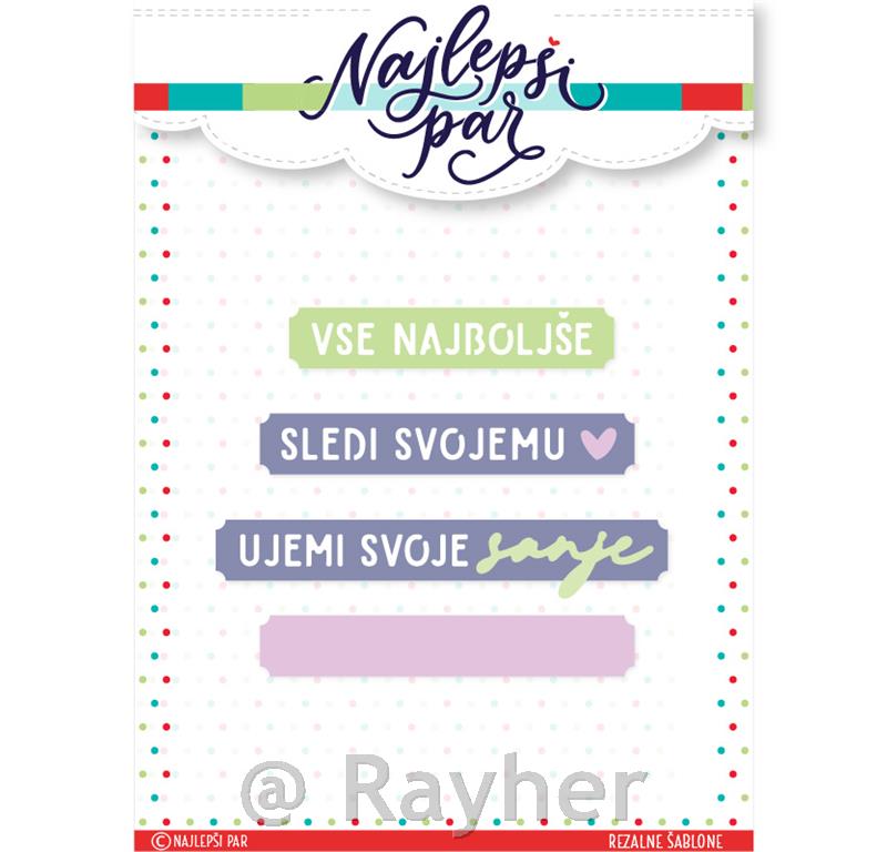 Rezalna šablona Sledi svojemu srcu