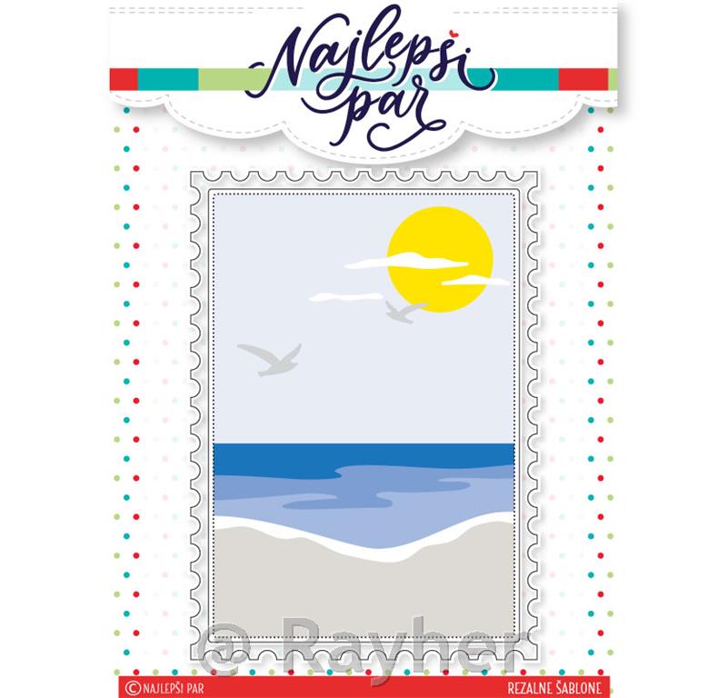 Rezalna šablona Na plaži