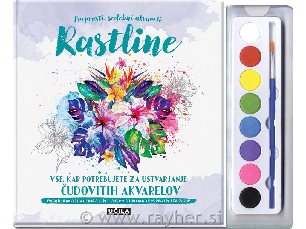 Knjiga Rastline akvareli