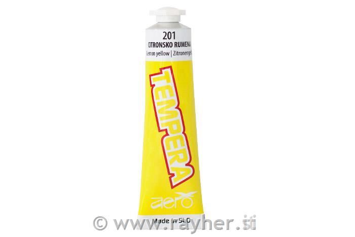 AERO tempera 42 ml citronsko rumena 201