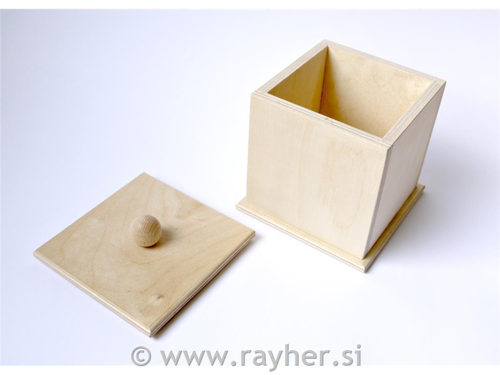 LESENA ŠKATLA S POKROVOM