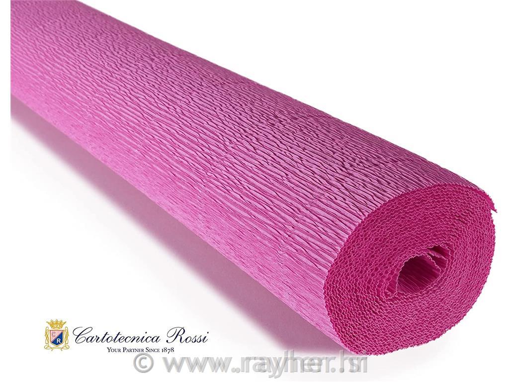 Cvetličarski krep papir, 180g, ant.roza, 50x250cm, 1 kos