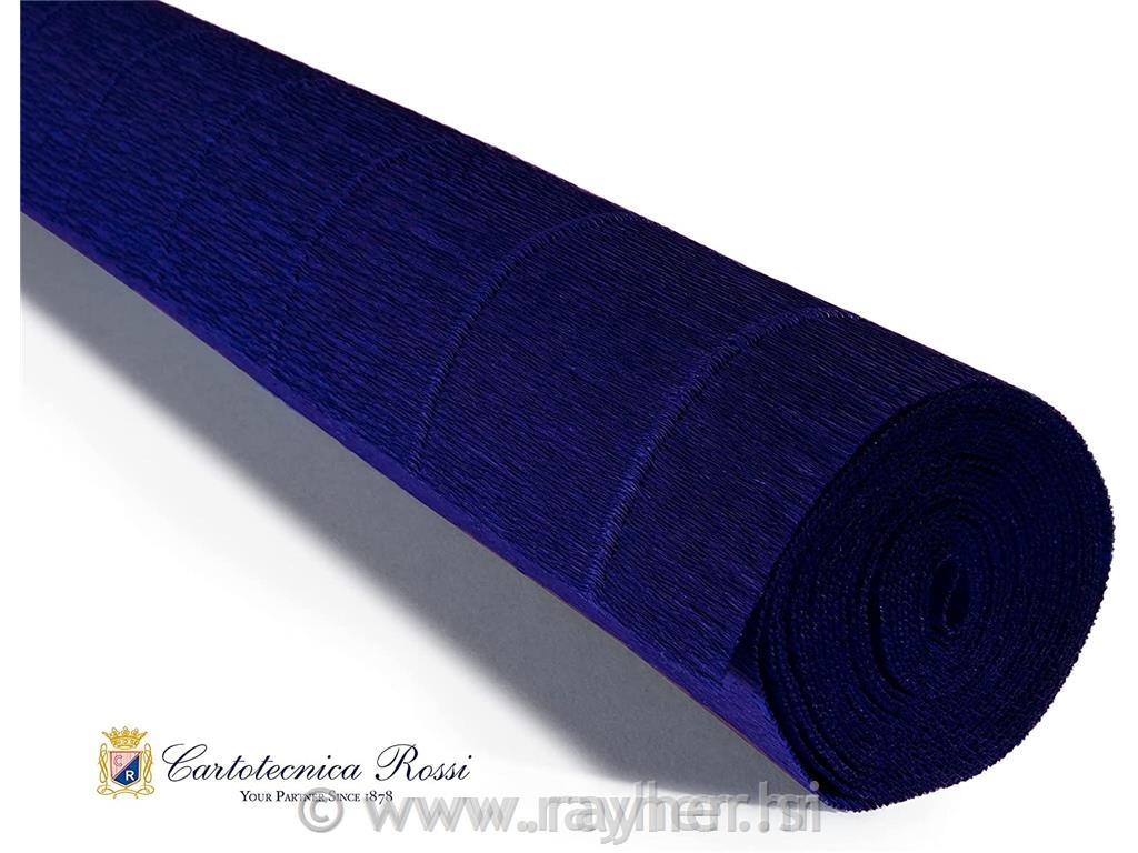 Cvetličarski krep papir, 180g, polnoč moder, 50x250cm, 1 kos