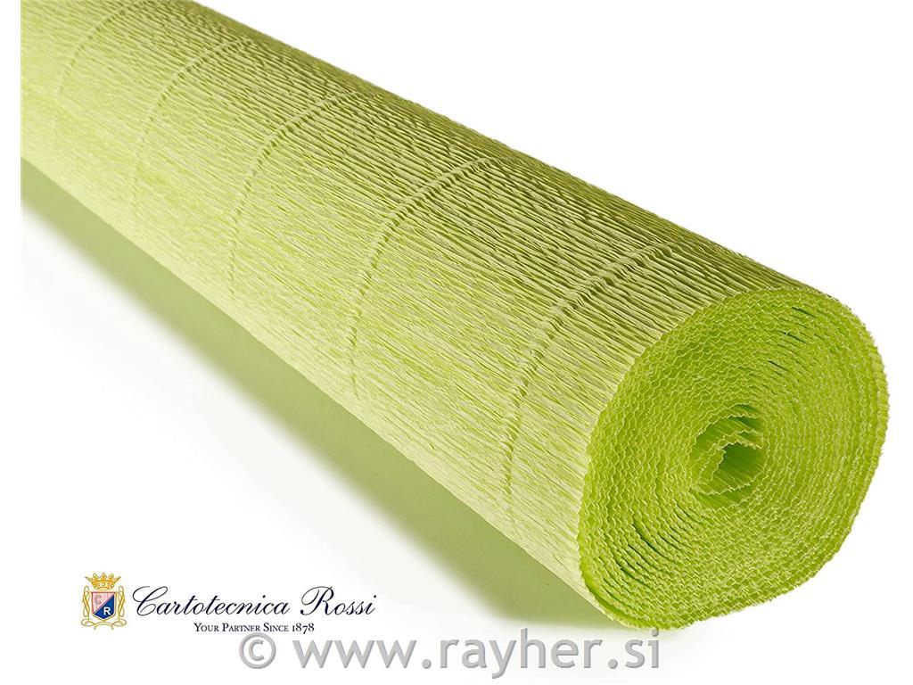Cvetličarski krep papir, 180g, svetlo zelen, 50x250cm, 1 kos