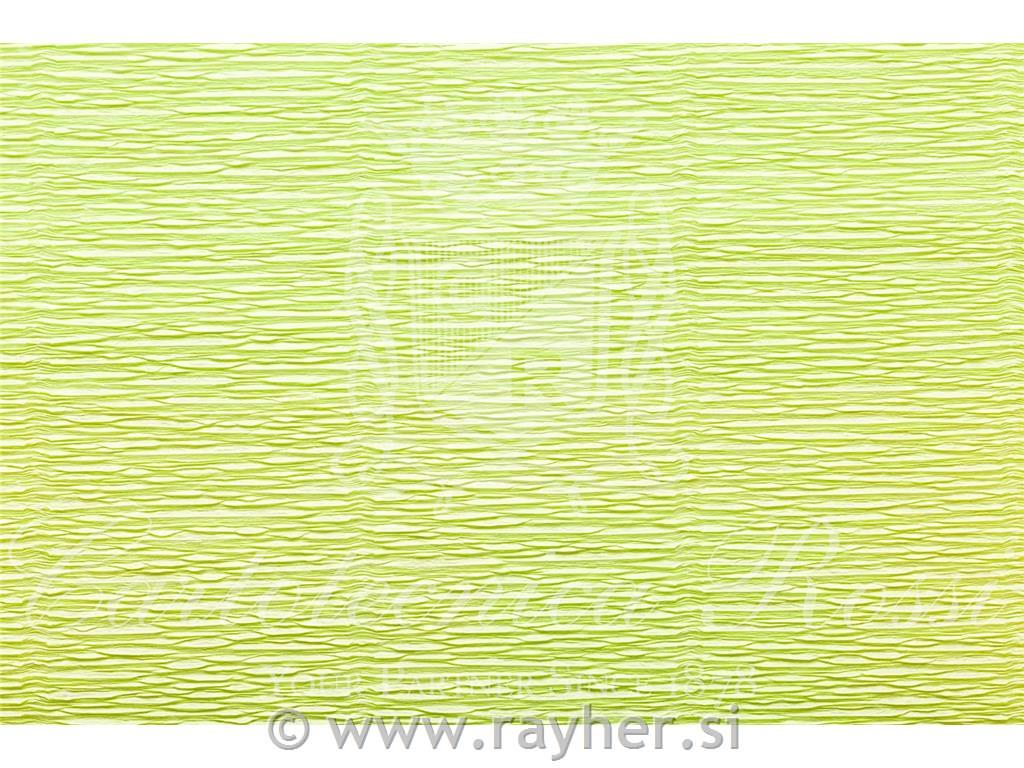 Cvetličarski krep papir, 180g, svetlo zelen, 50x250cm, 1 kos