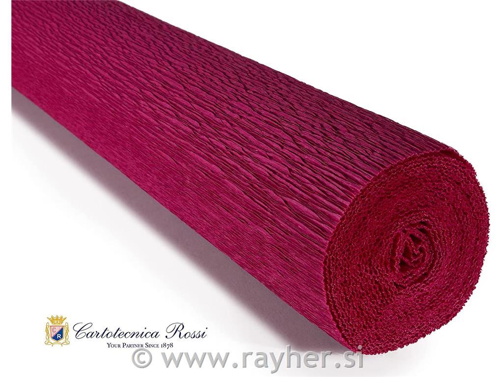 Cvetličarski krep papir, 180g, kardinal rdeč, 50x250cm, 1kos