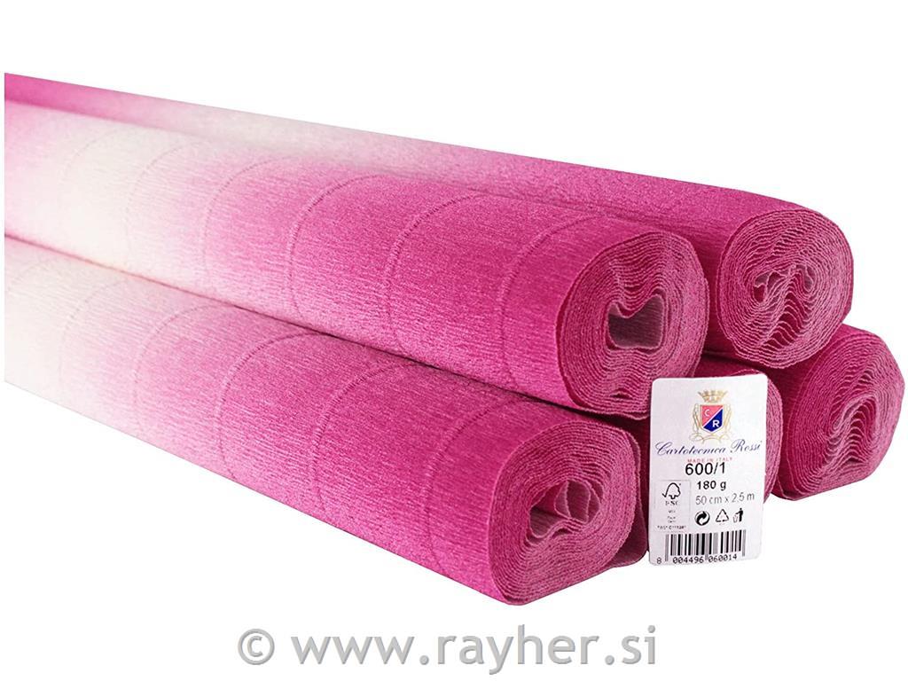 Cvetličarski krep papir, 180g, preliv., 50x250cm, 1 kos