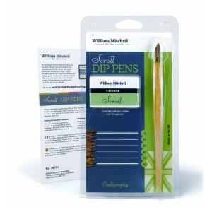 Set kaligr. peres in držala Scroll