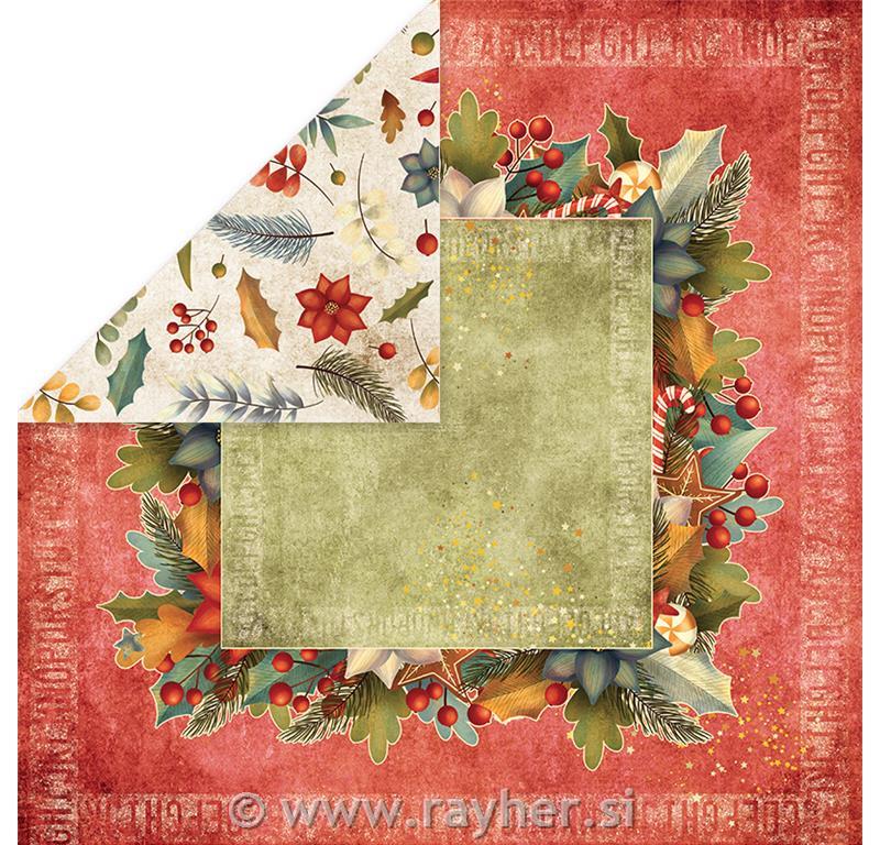 Scrapbooking paper Colors of Xmas 02