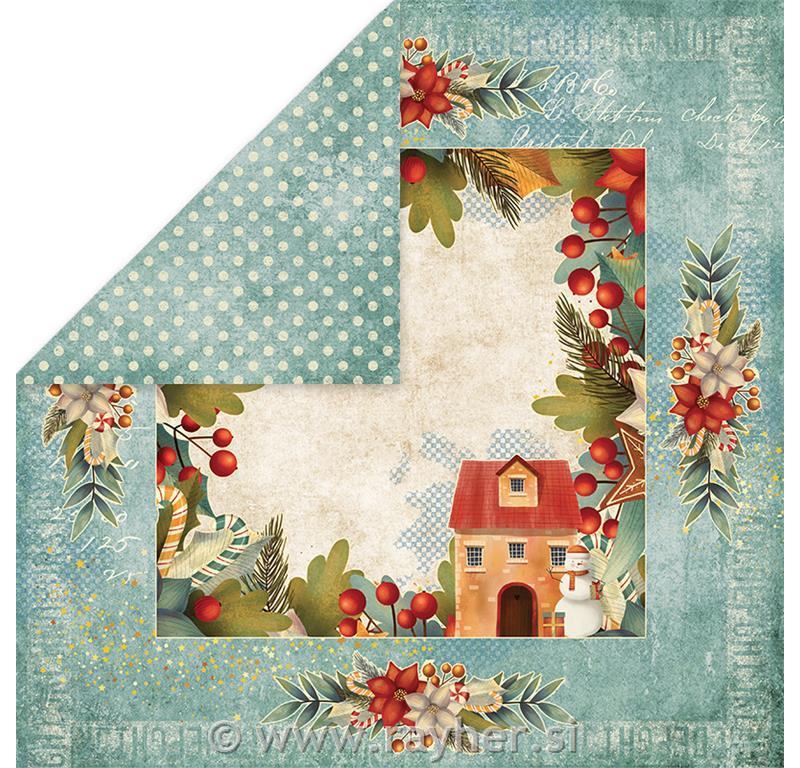 Scrapbooking paper Colors of Xmas 04