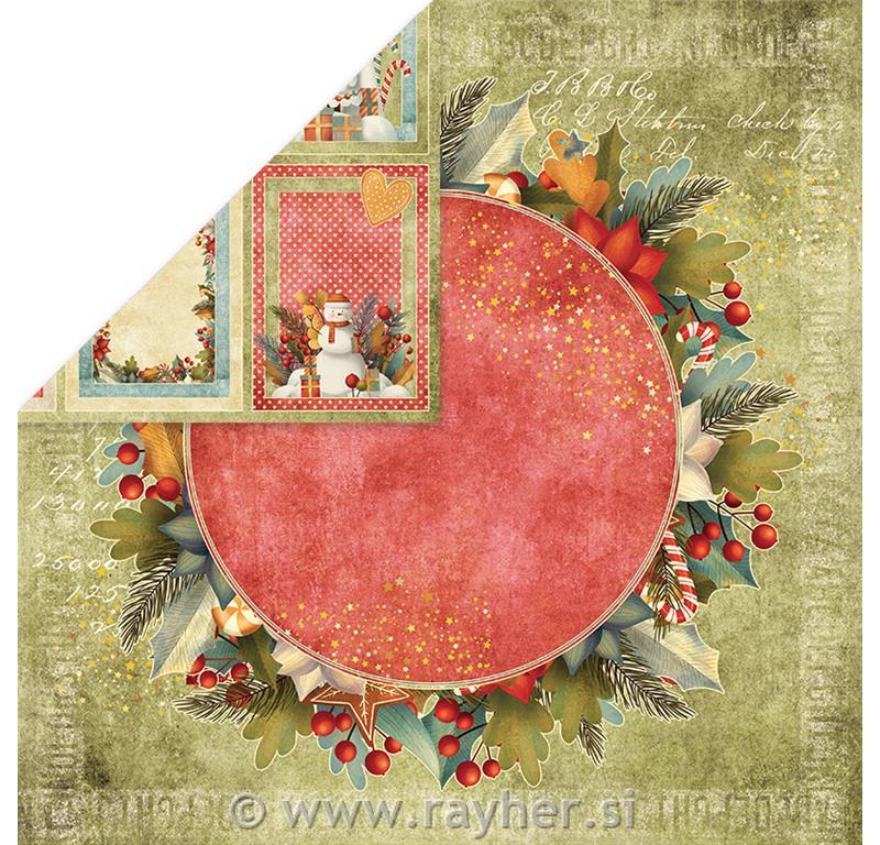 Scrapbooking paper Colors of Xmas 06
