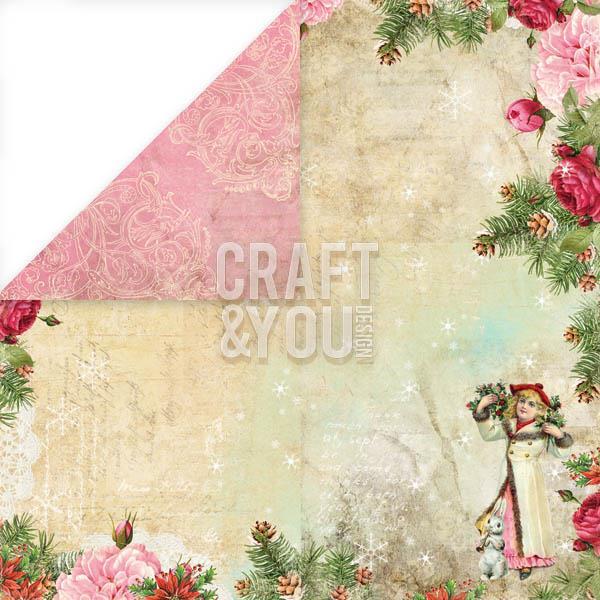 Scrapbooking papir Christmas story 05