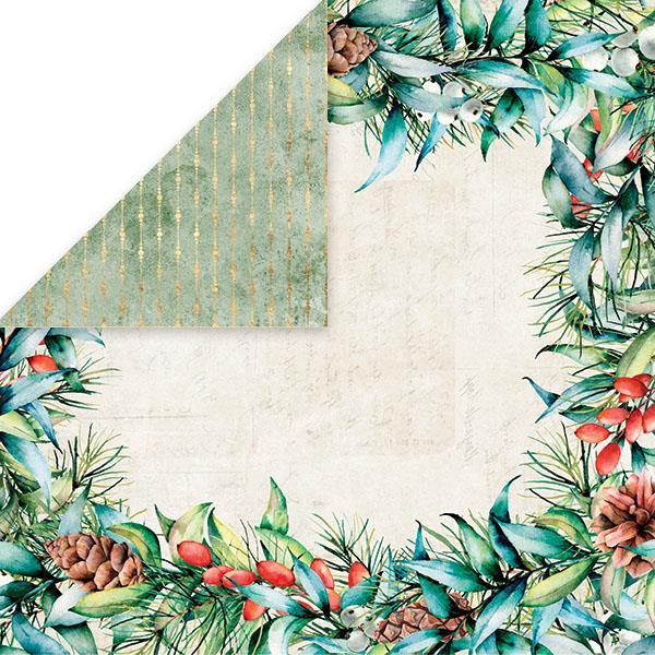 Scrapbooking papir 30,5x30,5 cm Christmas Vibes 01