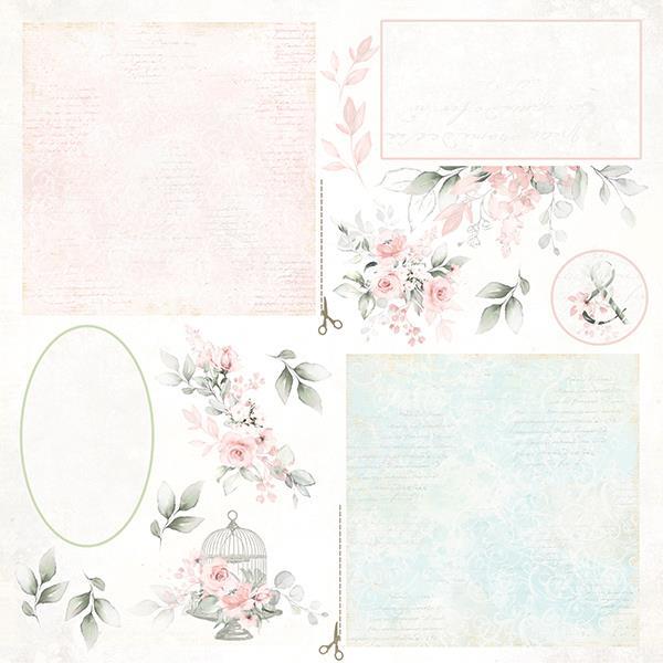 Scrapbooking papir Dream Ceremony 09 30,5x30,5 cm, 250g/m