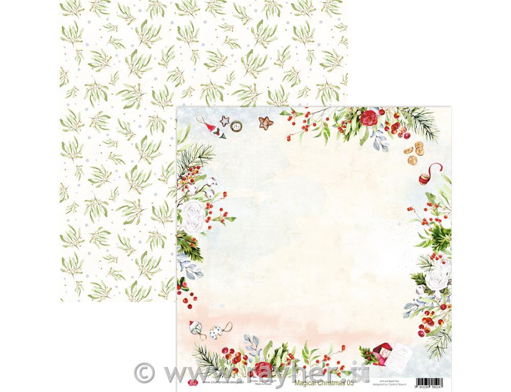 Scrapbooking papir Magical Christmas 05, 250gsm