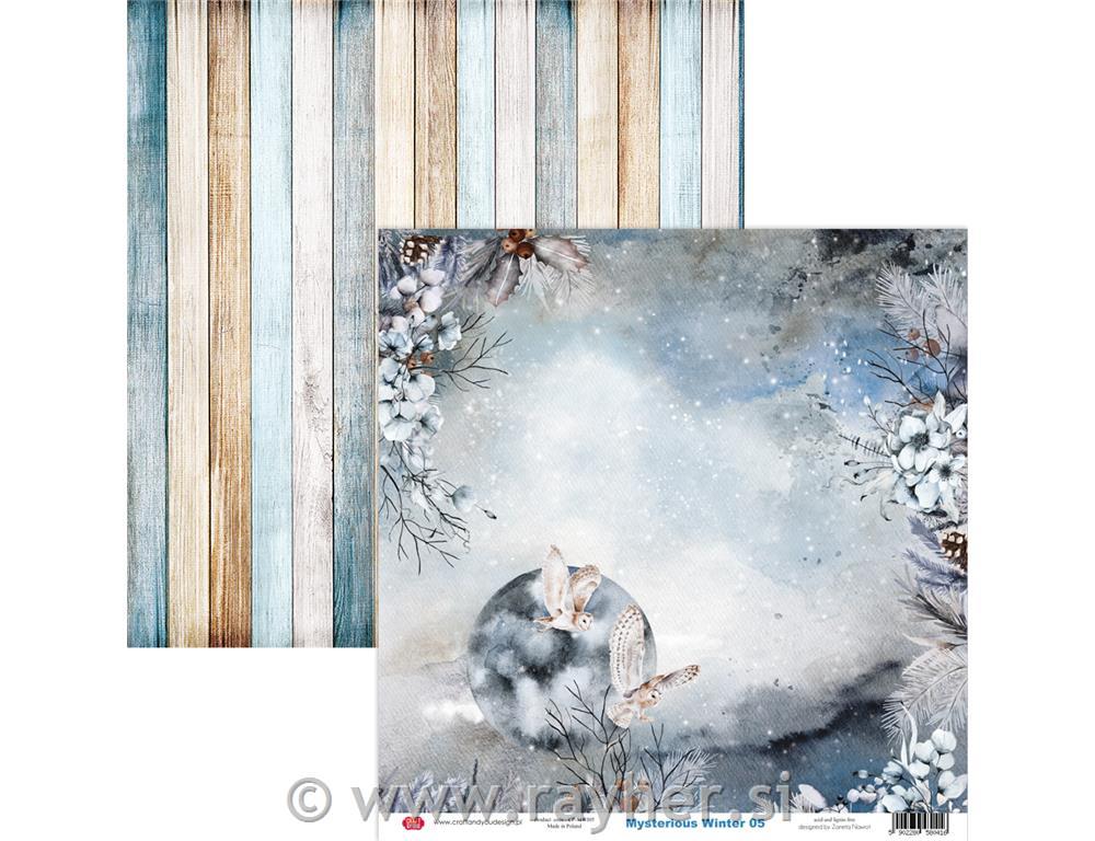 Scrapbooking papir Mysterious Winter 05, 250gsm