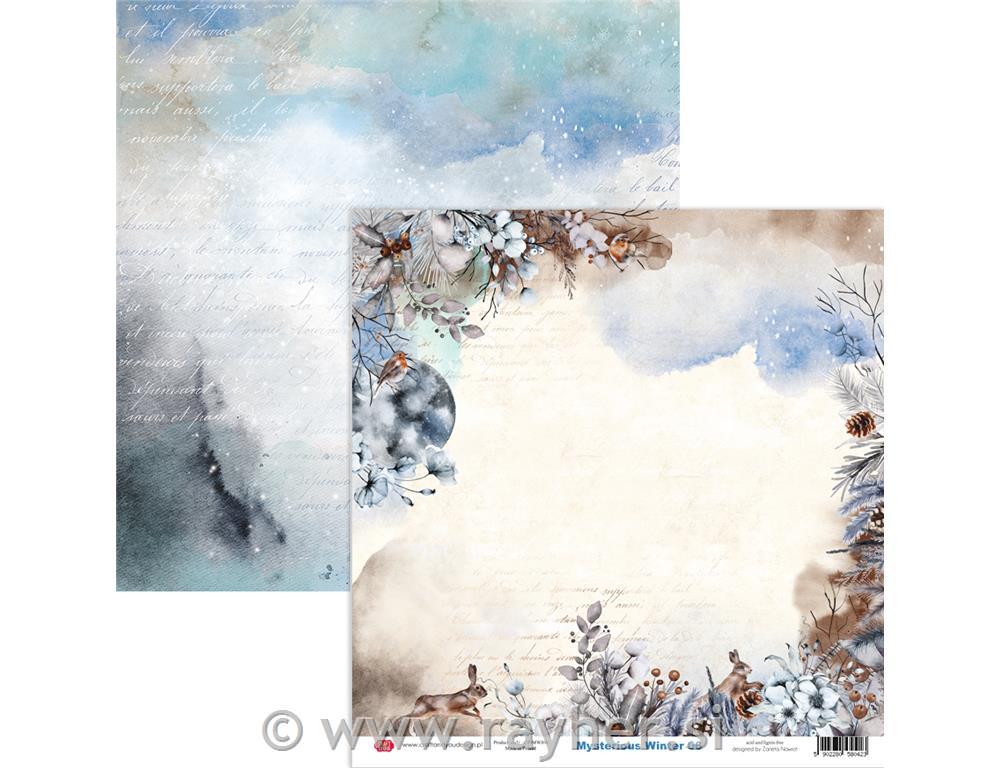 Scrapbooking papir Mysterious Winter 06, 250gsm