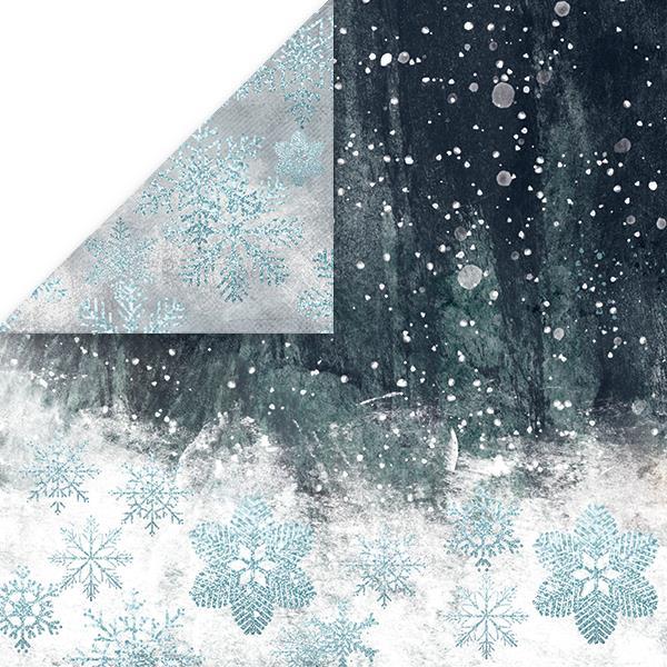 Scrapbooking papir 30,5x30,5 cm North Wind 06