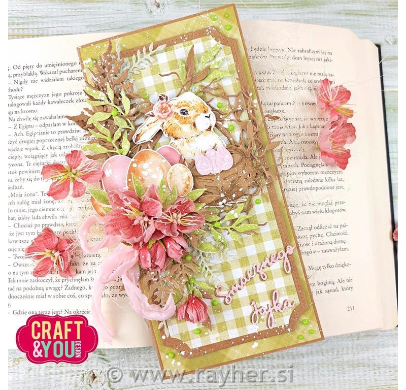 Scrapbooking papir Spring Time 01, 30.5x30.5cm, 250gsm