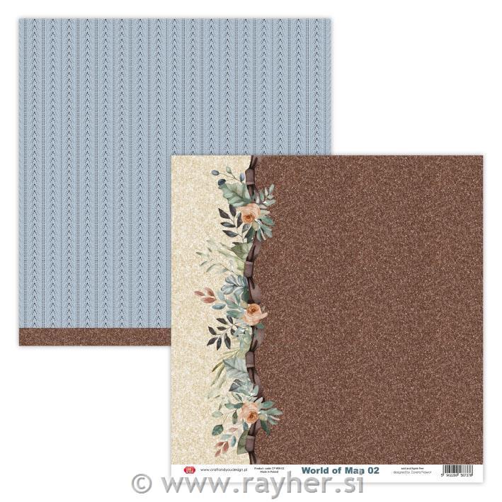 Scrapbooking papir World of Man 02