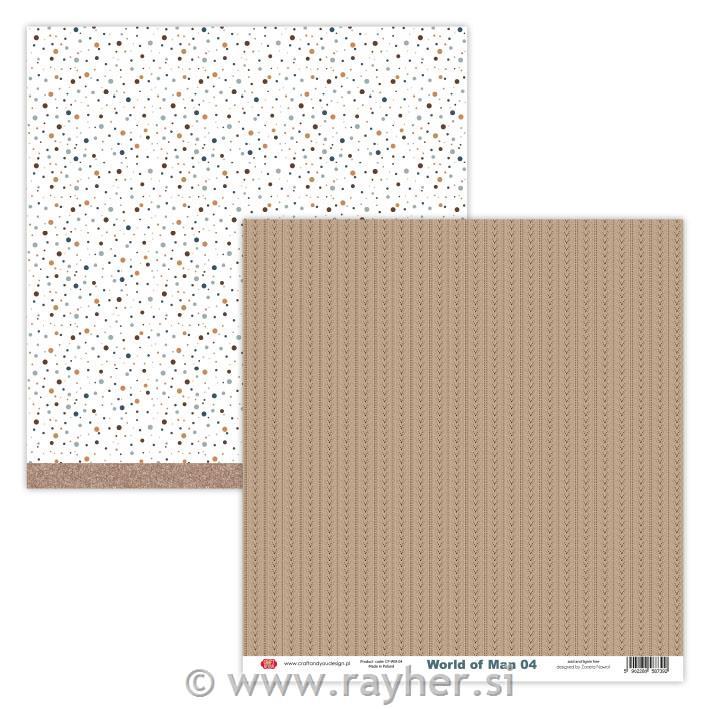 Scrapbooking papir World of Man 04