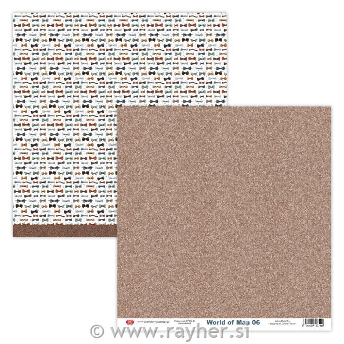 Scrapbooking papir World of Man 06